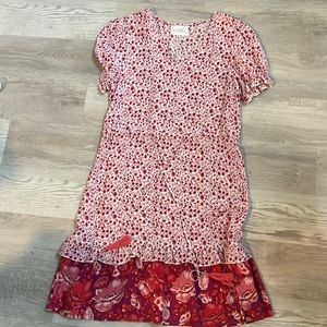 Women’s Floral Mid Tie Dress